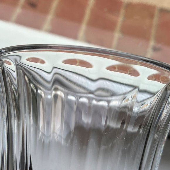 Cottagecore Vintage Cristal D'Arques Durand Longchamp Crystal Footed Flower Vase - Picture 8 of 8